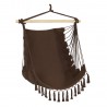 assise suspendue hamac tissu marron brun ib laursen