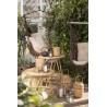 assise suspendue hamac tissu marron brun ib laursen