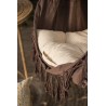 assise suspendue hamac tissu marron brun ib laursen
