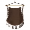 assise suspendue hamac tissu marron brun ib laursen