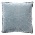 grand coussin velours qualite bleu clair pastel ib laursen