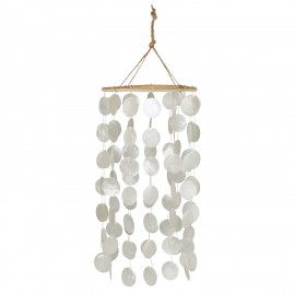 carillon a vent coquillages decoration suspendue ib laursen