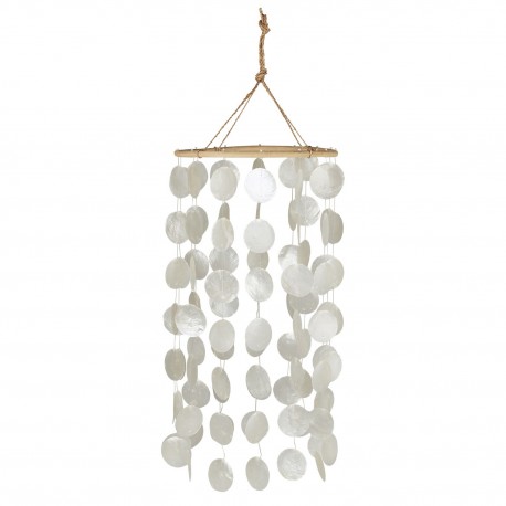 carillon a vent coquillages decoration suspendue ib laursen