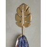 patere murale feuille dore aluminium bloomingville regitze