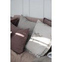 ib laursen housse coussin carre lin couleur gris clair lin naturel