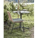 galette chaise carree vert kaki fleuri house doctor bloss 40 x 40 cm