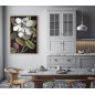 affiche fleur magnolia en fleurs peinture dessin the dybdahl