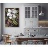 affiche fleur magnolia en fleurs peinture dessin the dybdahl