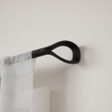 tringle a rideaux noire design epuree legante umbra loop