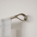 tringle a rideaux chic moderne argent  umbra loop