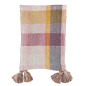 Plaid à carreaux coton recyclé Madam Stoltz Plaid à carreaux coton recyclé Madam Stoltz
