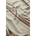 plaid coton beige naturel coton recycle madam stoltz