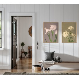 affiche fleur iris the dybdahl laevigata