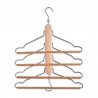 Cintre en bois porte-pantalons zeller 17122