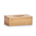 Boîte à mouchoirs rectangulaire bois de bambou zeller