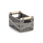 petit panier de rangement naturel fibre de papier tresse gris zeller petit panier de rangement naturel fibre de papier tresse gris zeller