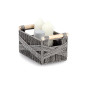 petit panier de rangement naturel fibre de papier tresse gris zeller petit panier de rangement naturel fibre de papier tresse gris zeller