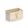 petite corbeille boite bois rangement zeller deer