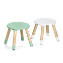 petite table enfants ronde jaune 2 petites chaises zeller