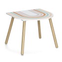 petite table enfants 2 chaises bois arc en ciel multicolore zeller