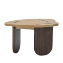 table basse bois design organique bloomingville