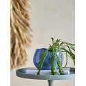 cache pot organique bleu gres bloomingville pennie