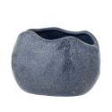 cache pot organique bleu gres bloomingville pennie