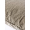 grand coussin velours uni couleur lin naturel beige ib laursen