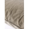grand coussin velours uni couleur lin naturel beige ib laursen