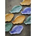 assiette poisson gres bleu madam stoltz