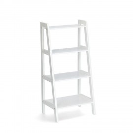 etagere a poser bois blanc 4 niveaux zeller