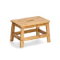Petit tabouret marche pied bois bambou Zeller Petit tabouret marche pied bois bambou Zeller