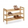 Etagère rangement chaussures bois bambou Zeller