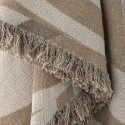 plaid chic beige coton recycle bloomingville orinoco