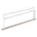 porte sopalin suspendu sous etagere acier blanc yamazaki tosca