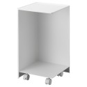 petit meuble de rangement wc papier toilette acier blanc tower yamazaki
