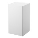 petit meuble de rangement wc papier toilette acier blanc tower yamazaki