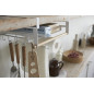 panier rangement suspendu gain de place cuisine etagere yamazaki tosca