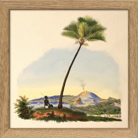 Mini tableau palmier The Dybdahl Palm and Man