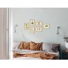 petit cadre poisson decoratif turquoise the dybdahl
