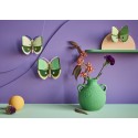 papillon mural decoratif papier studio roof fern striped butterflies