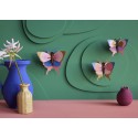 papillon mural decoratif studio roof gold rim set de 3