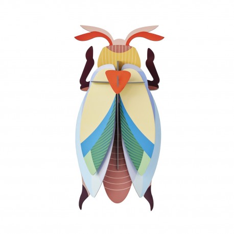 scarabee colore mural carton studio roof lunar beetle