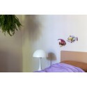 poisson decoratif mural colore carton sar tete noire studio roof