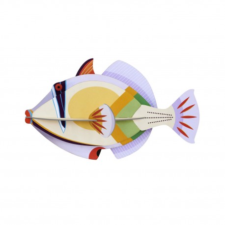 poisson decoration murale carton studio roof baliste picasso