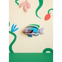 poisson multicolore decoratif mural studio roof fairy wrasse