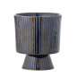 petit cache pot bleu sur pied chic bloomingville
