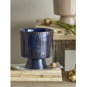 petit cache pot bleu sur pied chic bloomingville