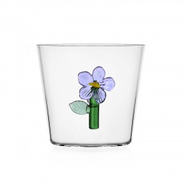 verre a eau ichendorf fleur mauve lilac flower