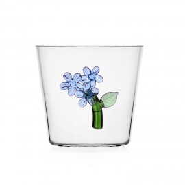 verre fleur bleue ichendorf botanica blue flower